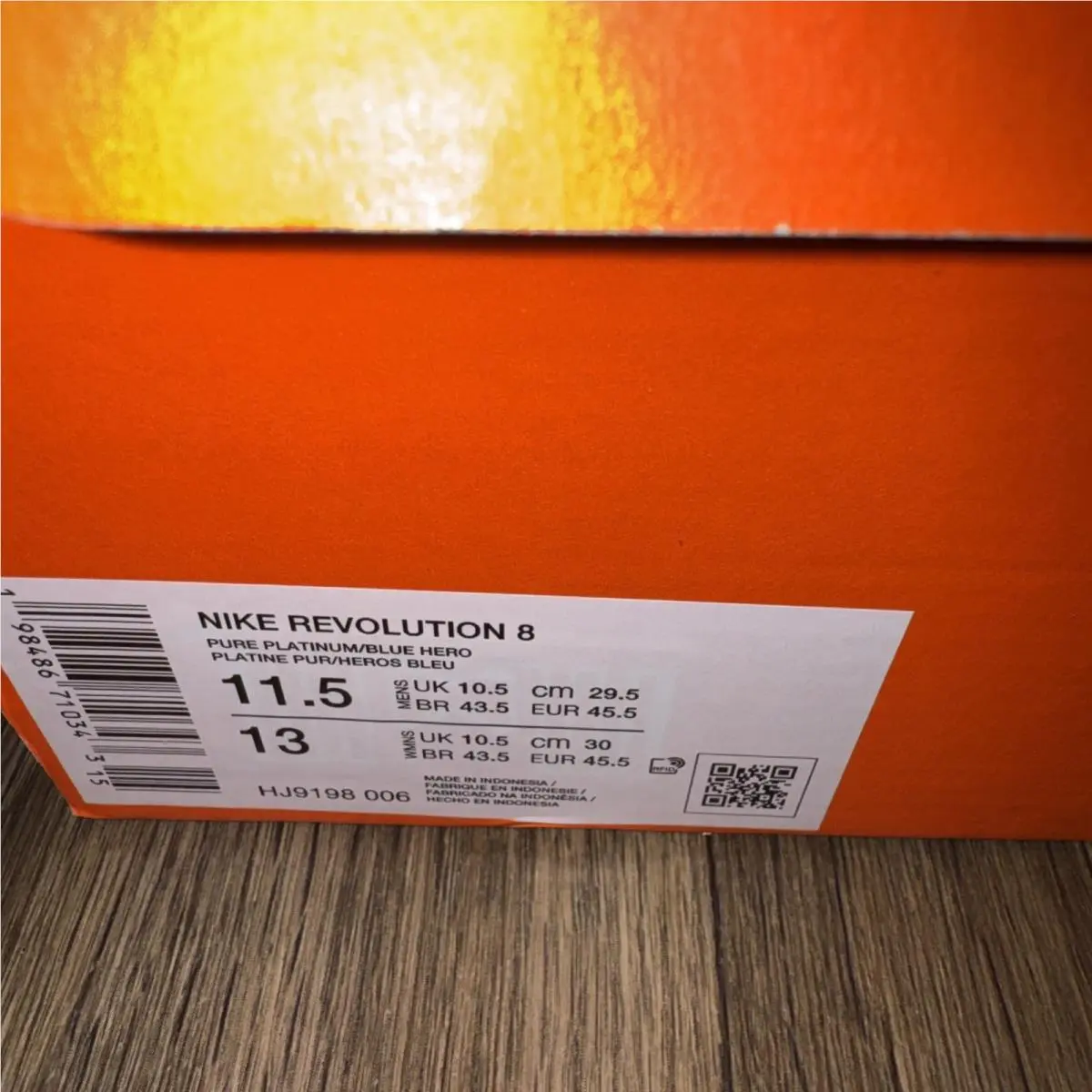 Nike shoes - HJ9198 006 - HJ9198-006 - Pure Platinum/Wolf Grey/White/Blue Hero 3