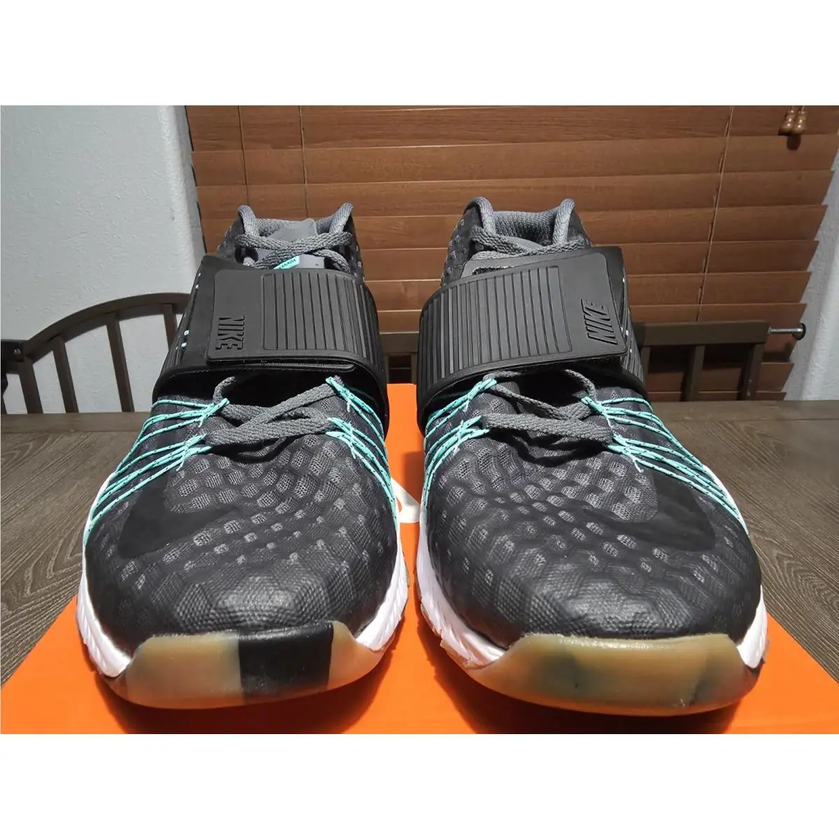 Nike shoes - Nike Zoom Train - Zoom Train - 835657-003 - Dark Grey/Black/Hyper Turquoise/White (UPC: 091204956682) 1