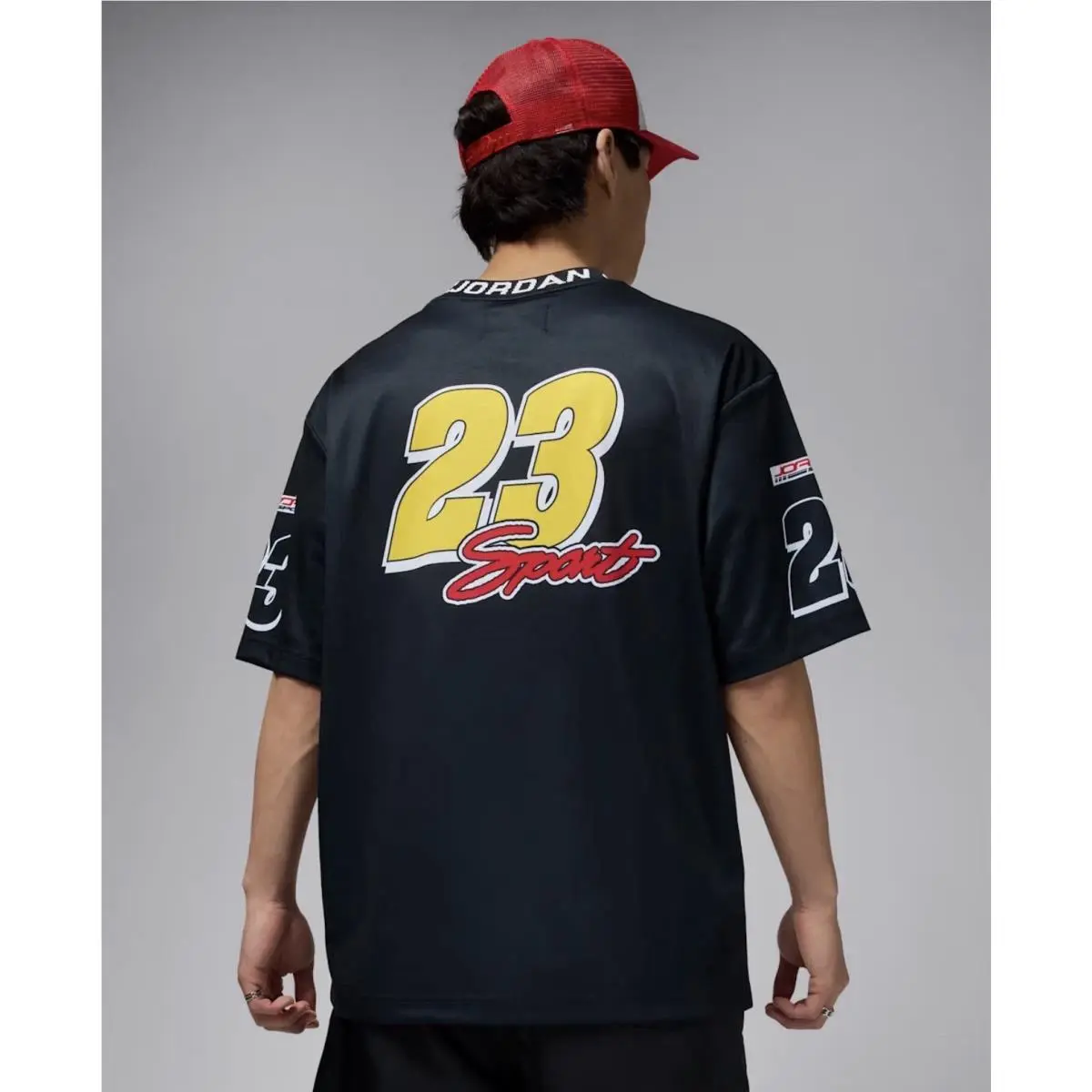 Size Large- Nike Air Jordan Motorsport Racing Short Sleeve Shirt IB8813-011