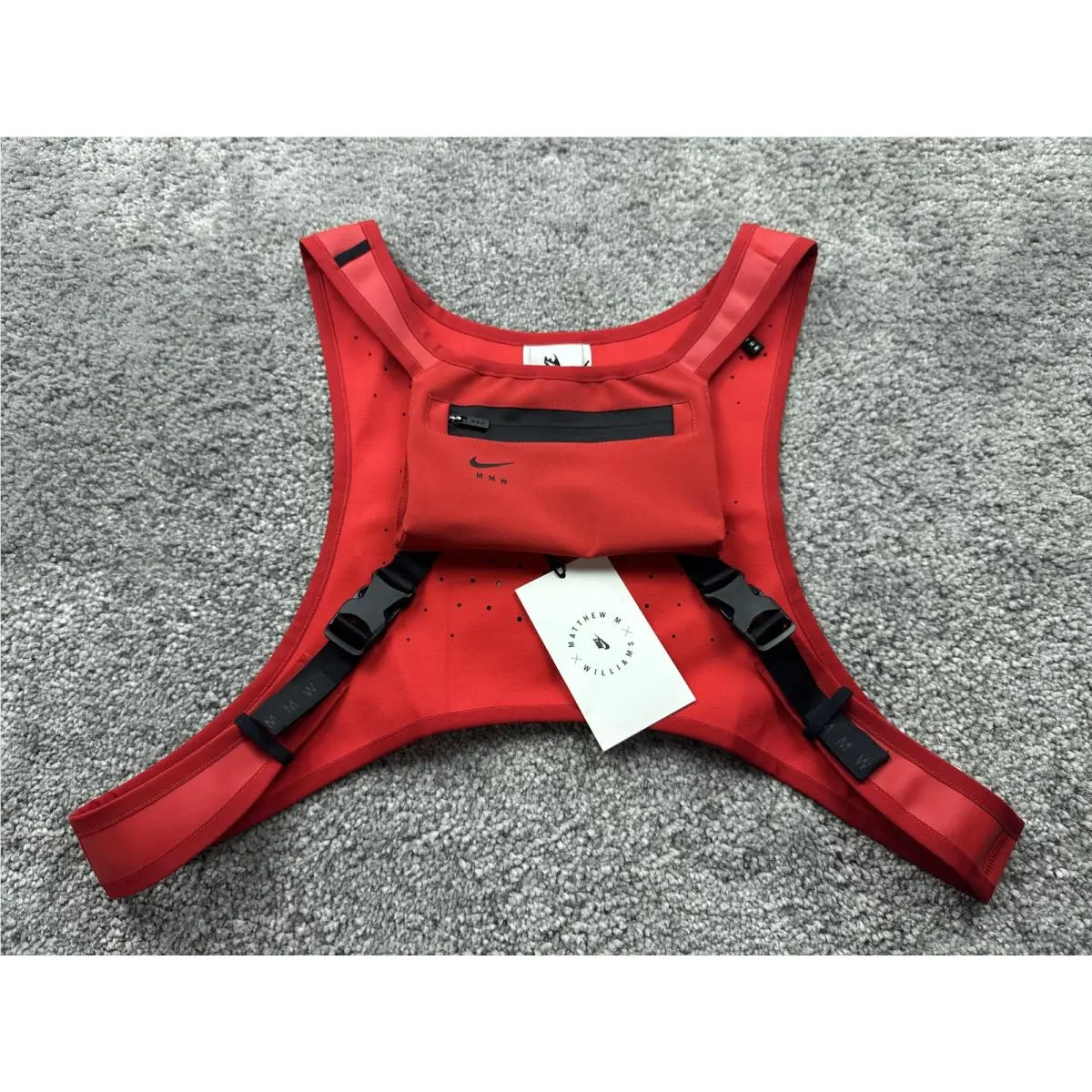 Nike X Matthew M Williams Nrg SE Vest Red Size Large CK1920-657 Chest Rig