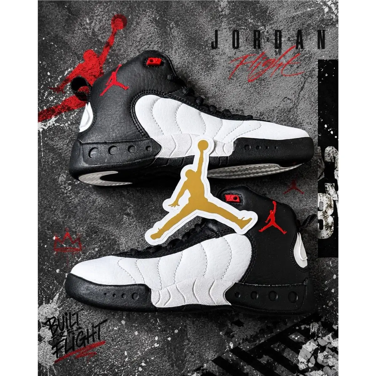 Jordan Nike Boys Jumpman Pro Basketball Basketball Sneakers Shoes 3Y 3 DQ8434