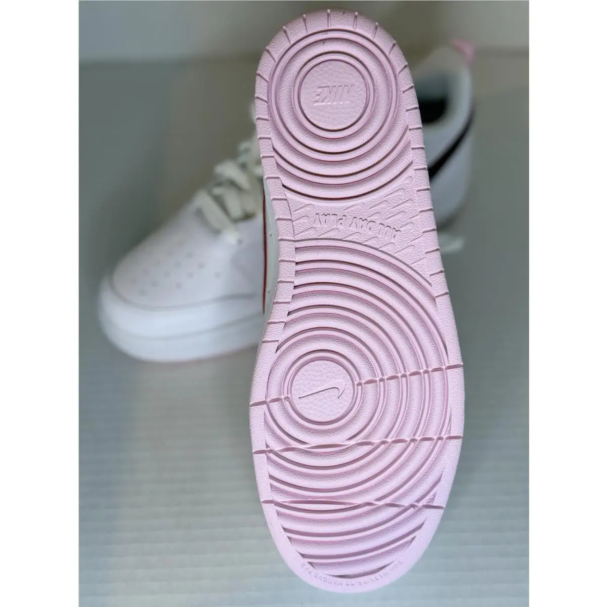 Nike shoes - Nike Court Borough Low 2 GS - White/Dark Beetroot 4