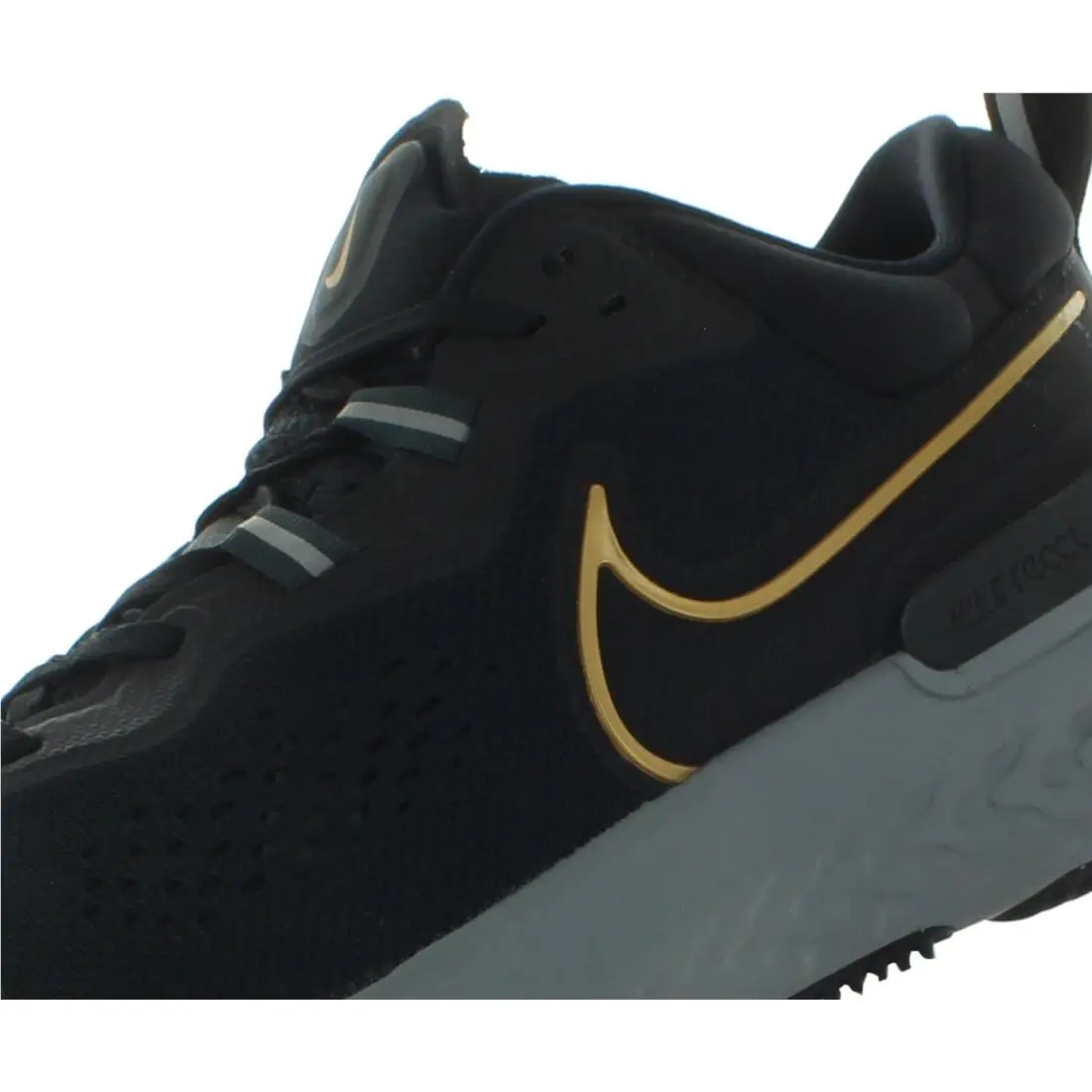 Nike shoes - Nike React Miler - React Miler - CW7121-005 - Black, Full: Black/Metallic Gold (UPC: 195242120910) 0