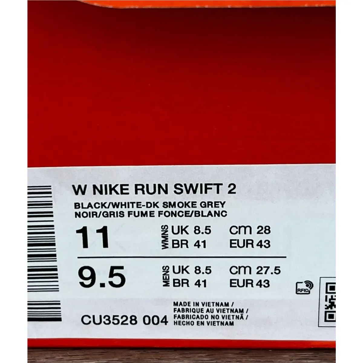 Nike shoes - Nike Run Swift - Run Swift - CU3528-004 - Black 16