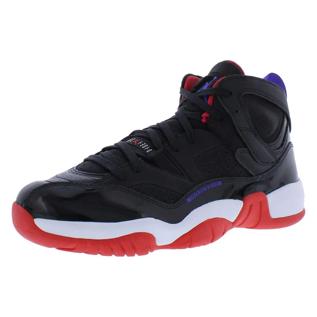 Nike Jumpman Two Trey Womens Shoes Size 12 Color: Black/true Red/dark Concord