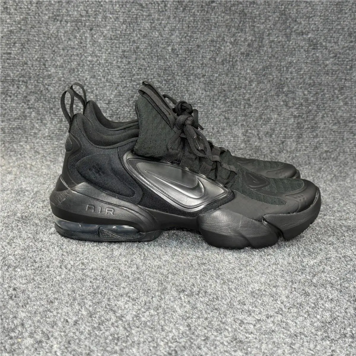 Nike Air Max Alpha Savage Training Shoes Men`s 8.5 Black Athletic Run Running