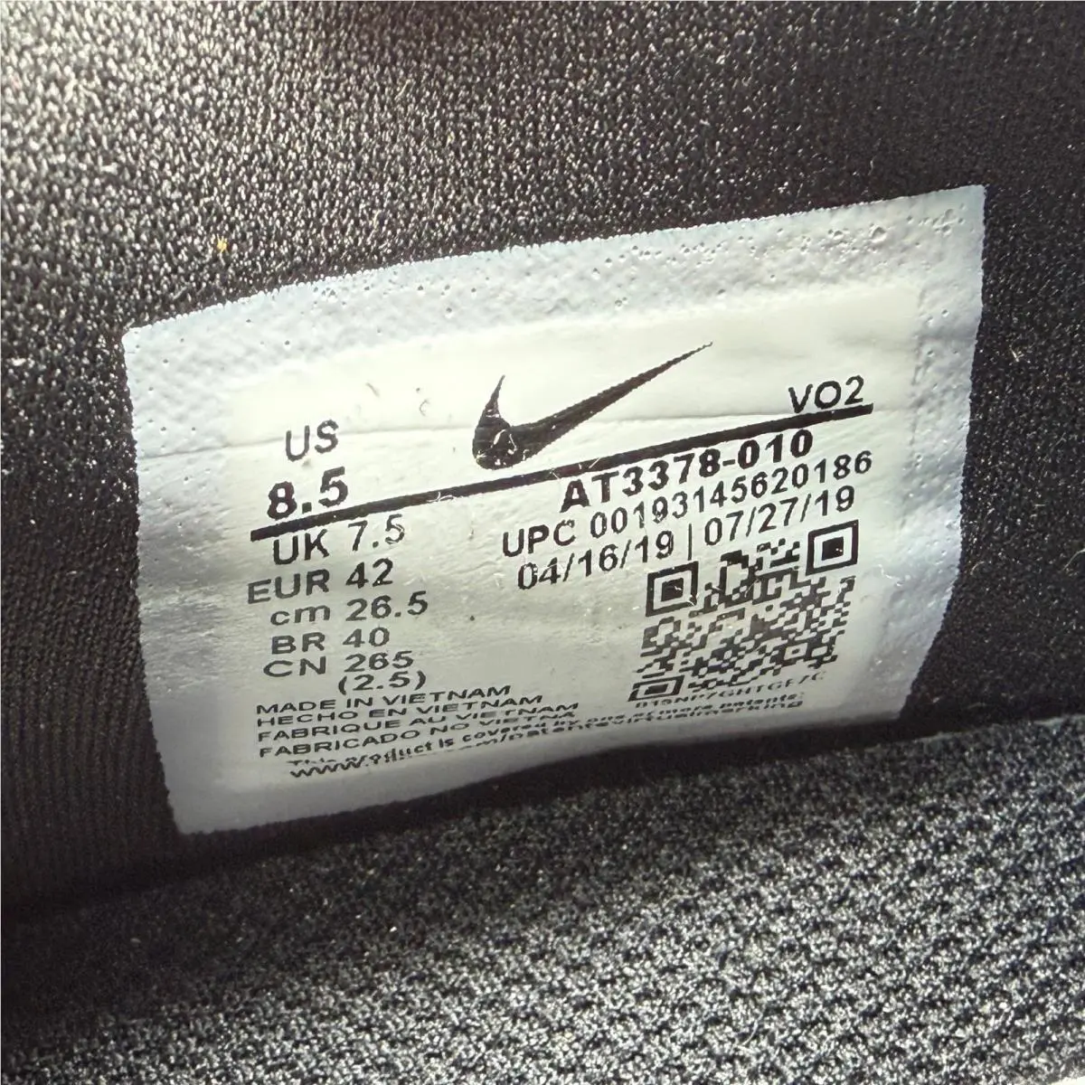 Nike shoes - AT3378010 - AT3378-010 - Black 10