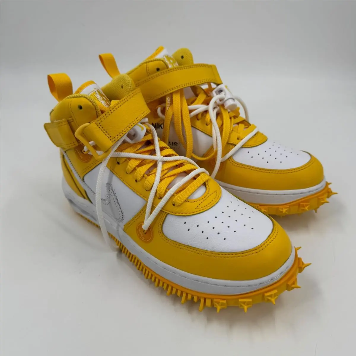 Nike shoes - Nike Air Force 1 Mid Off-White - Yellow 3