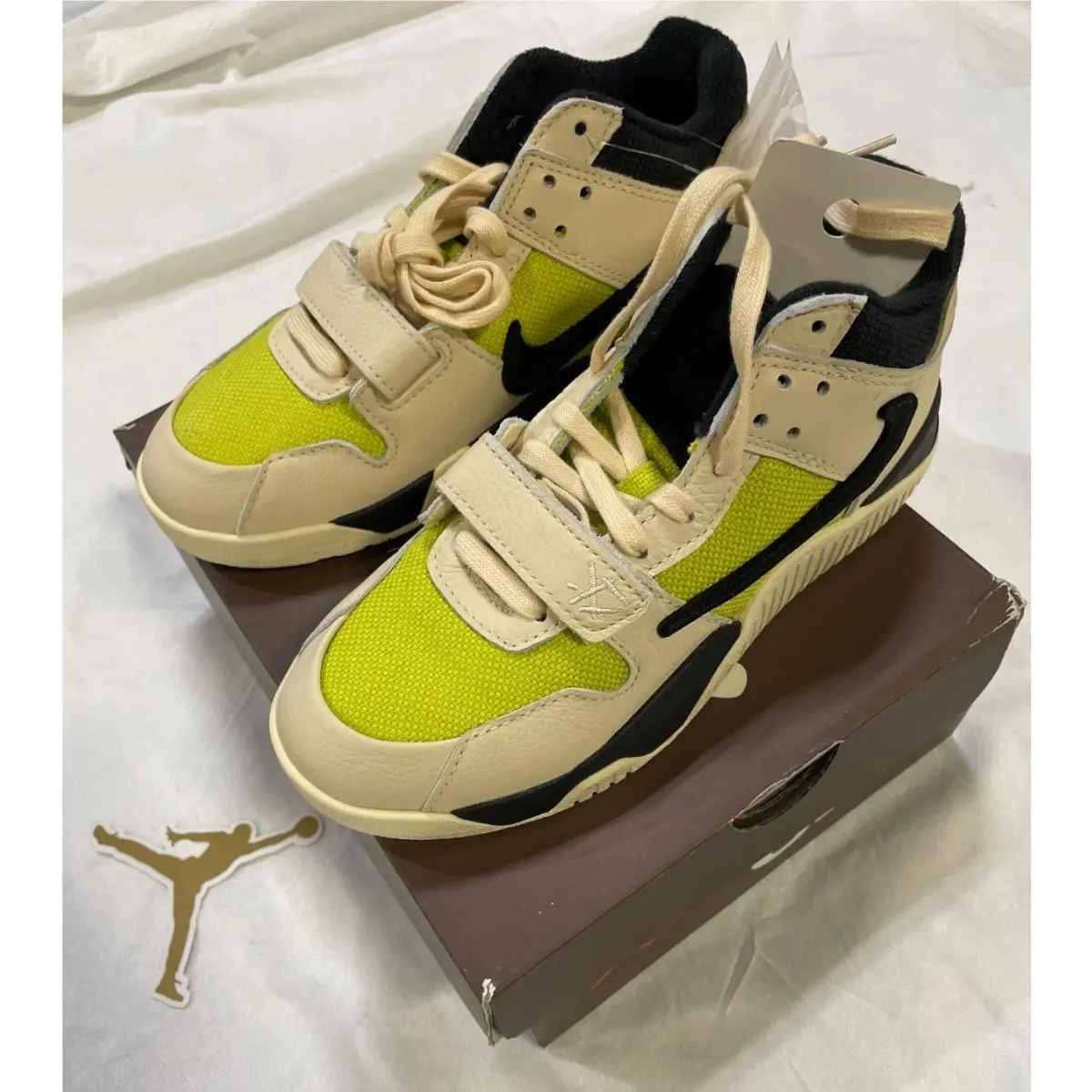 Travis Scott x Air Jordan Jordan Jumpman Jack TR PS `bright Cactus` Size 3y