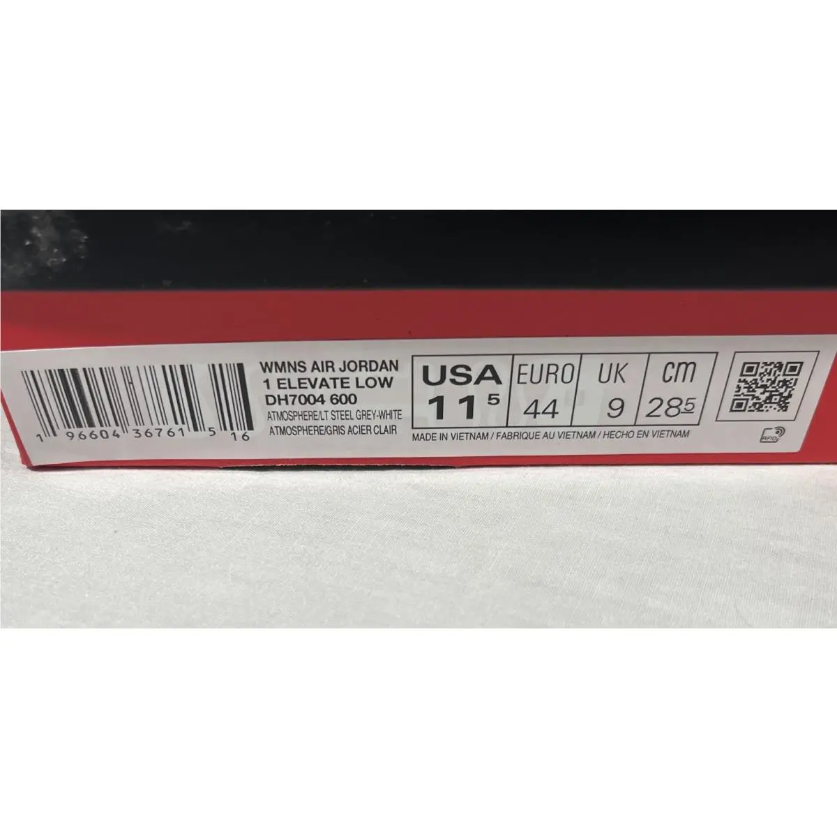 Nike shoes - Nike Air Jordan 1 - Air - DH7004-600 - Pink, Manufacturer: Atmosphere/Steel Grey/Guava Ice (UPC: 196604367615) 9