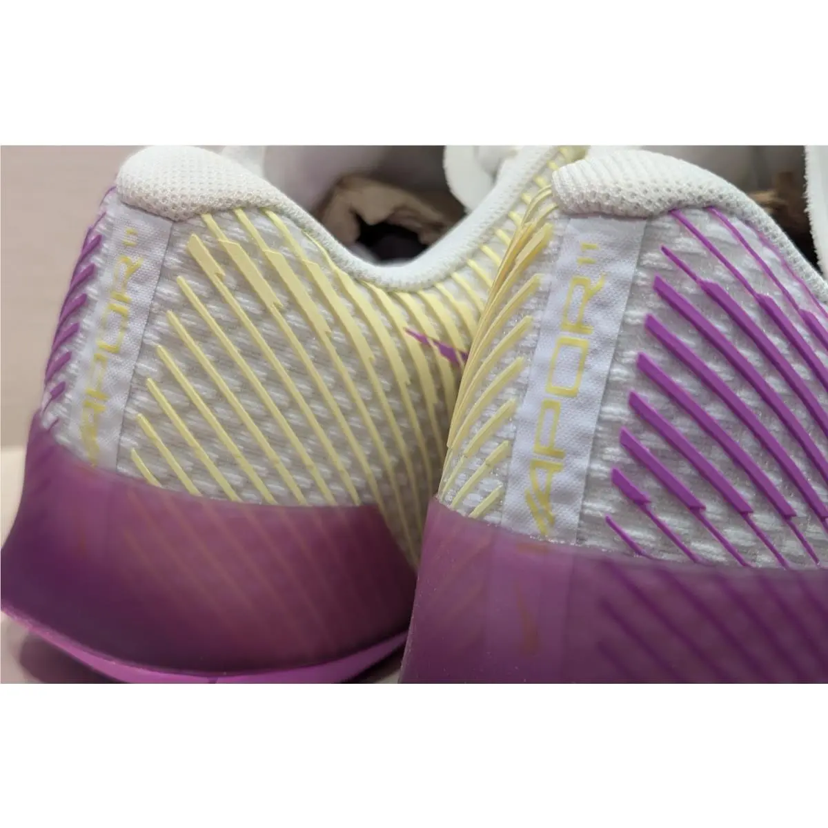 Nike shoes - Nike Air Zoom Vapor 11 HC - DR6965-101 - White / Fuchsia Dream - Citron Tint (UPC: 196153292345) 11