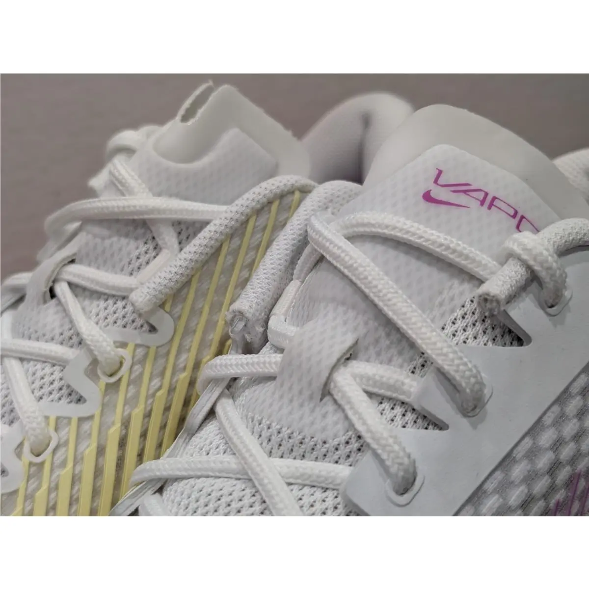 Nike shoes - Nike Air Zoom Vapor 11 HC - DR6965-101 - White / Fuchsia Dream - Citron Tint (UPC: 196153292345) 20
