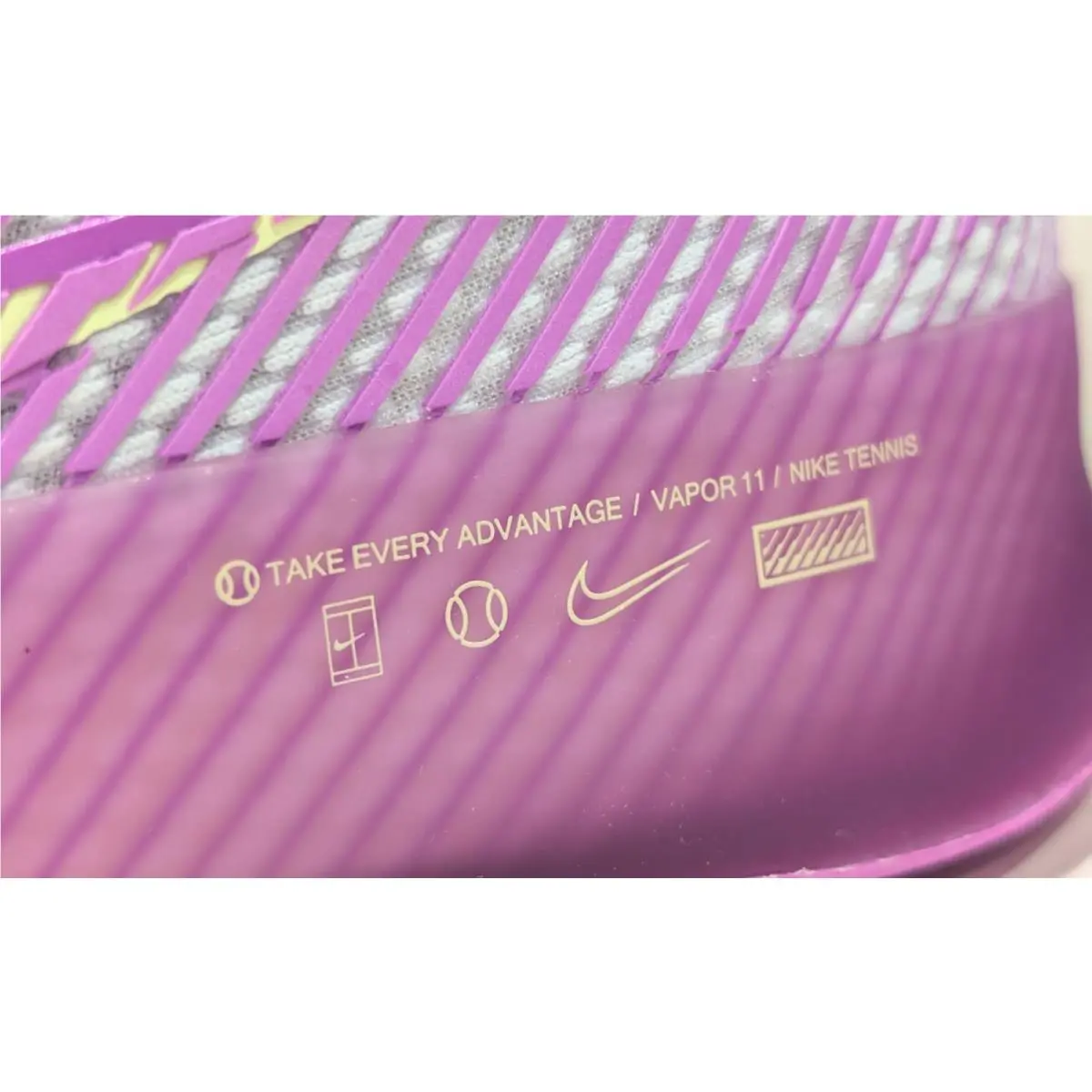 Nike shoes - Nike Air Zoom Vapor 11 HC - DR6965-101 - White / Fuchsia Dream - Citron Tint (UPC: 196153292345) 2