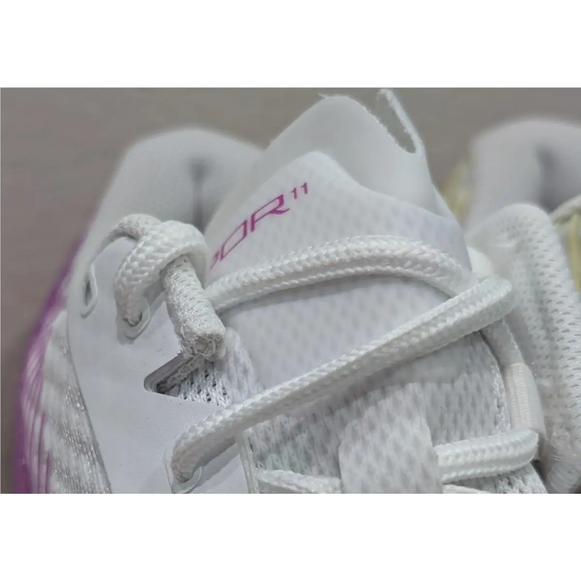 Nike shoes - Nike Air Zoom Vapor 11 HC - DR6965-101 - White / Fuchsia Dream - Citron Tint (UPC: 196153292345) 7