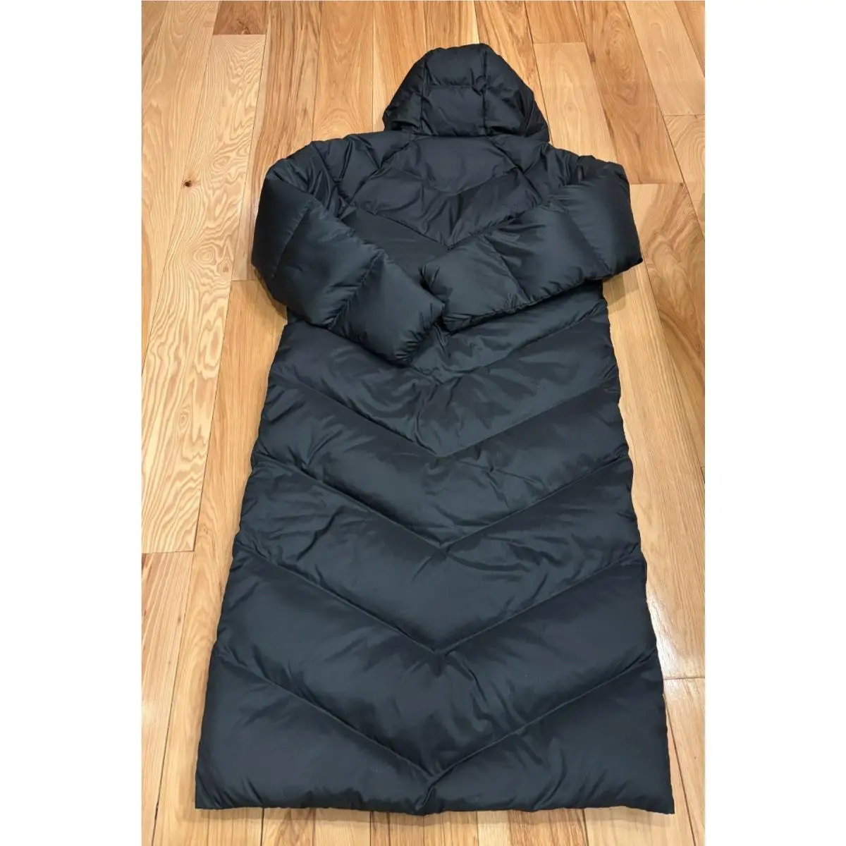 Nike clothing - Nike Windpuffer Storm-FIT Long Hooded Down Parka - Seaweed (dark green) (UPC: 198485604759) 3
