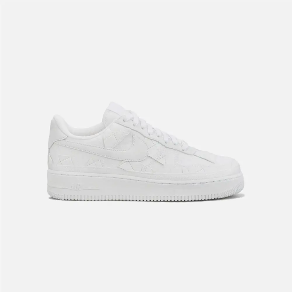 Nike x Billie Eilish Air Force 1 Low Triple White Sneakers Size 6M/7.5