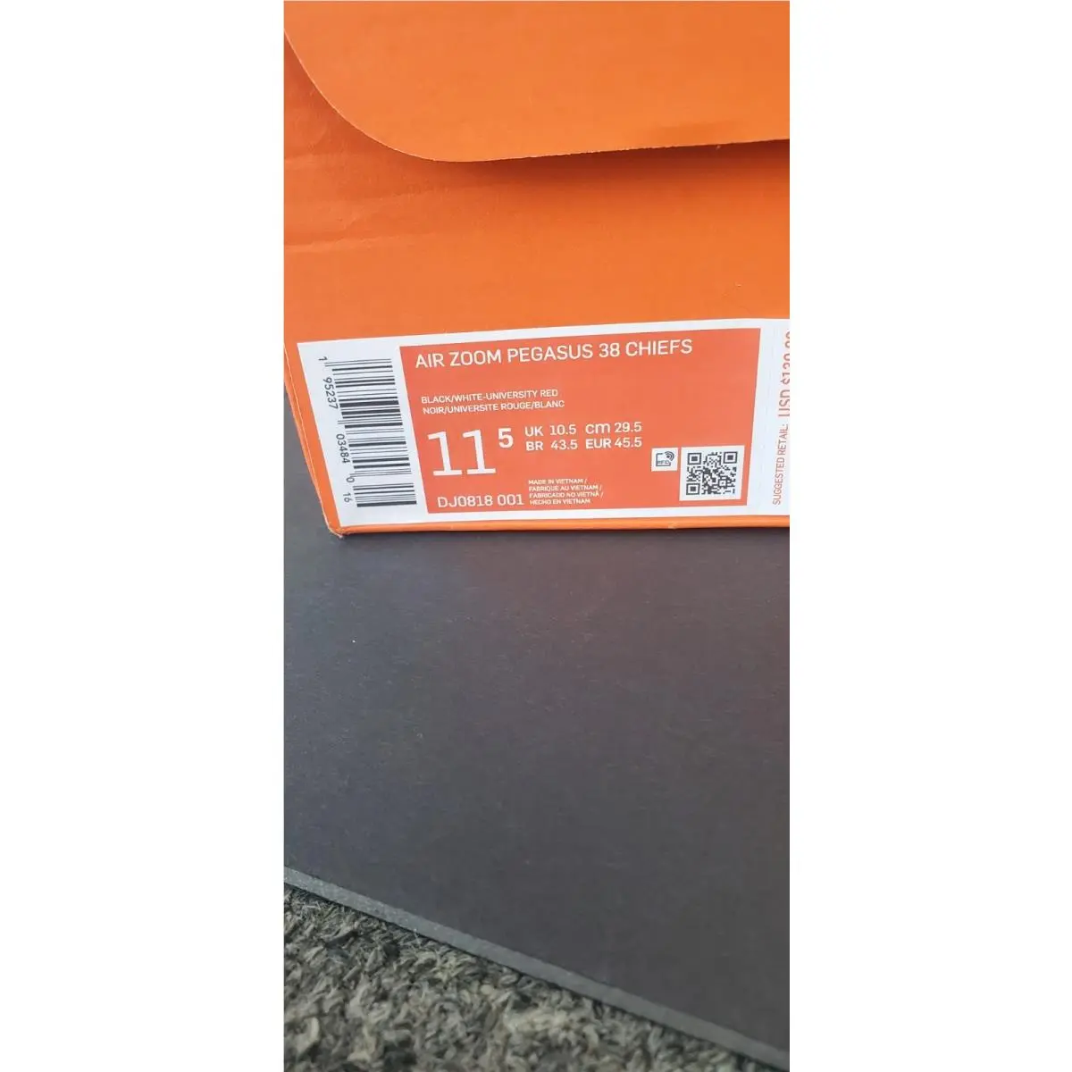 Nike shoes - air zoom pegasus 38 - air zoom pegasus - DJ0818-400 - Black (UPC: 195237034833) 7