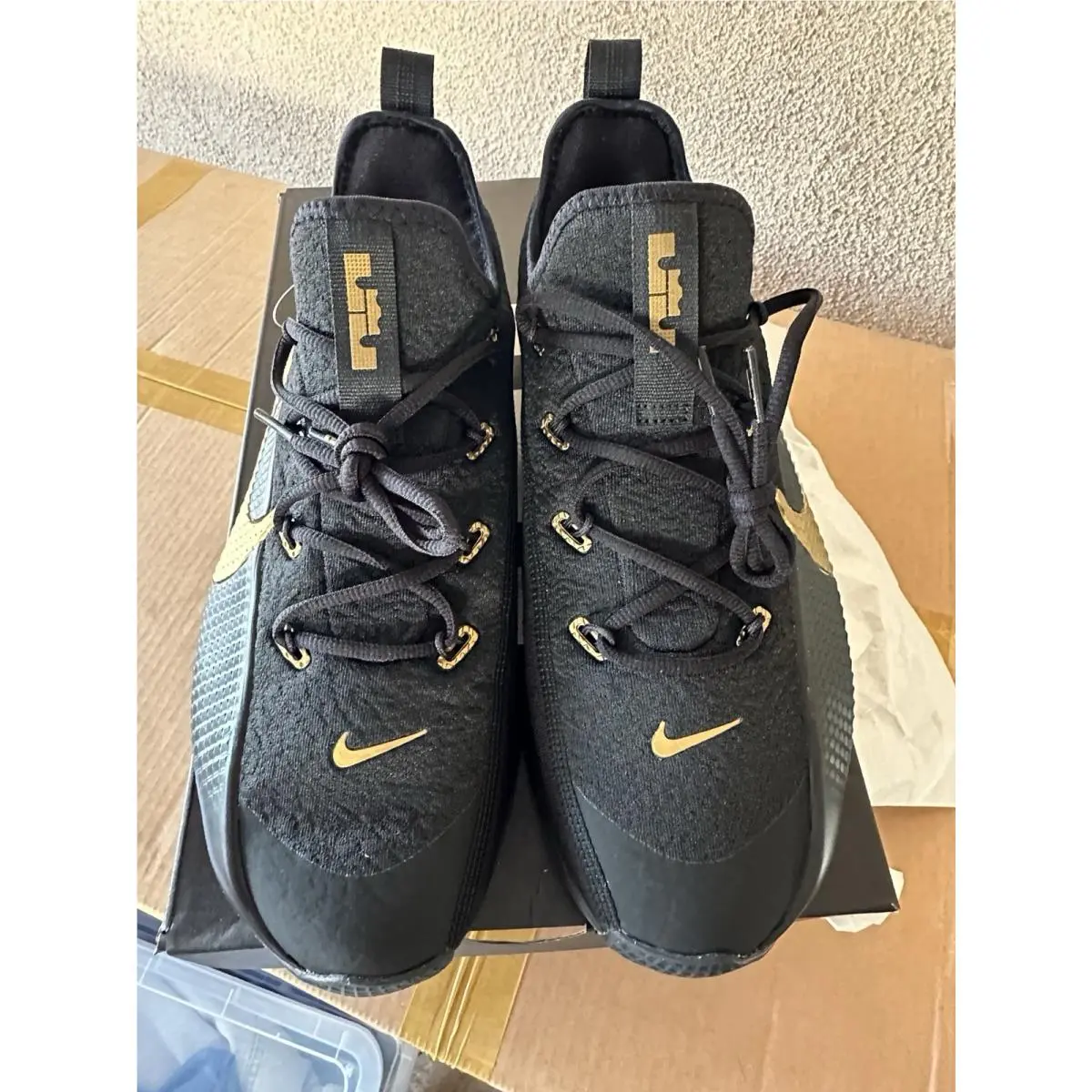 Nike shoes - Nike LeBron TR 1 - LeBron - FJ6151-004 - Black/Metallic Gold 2