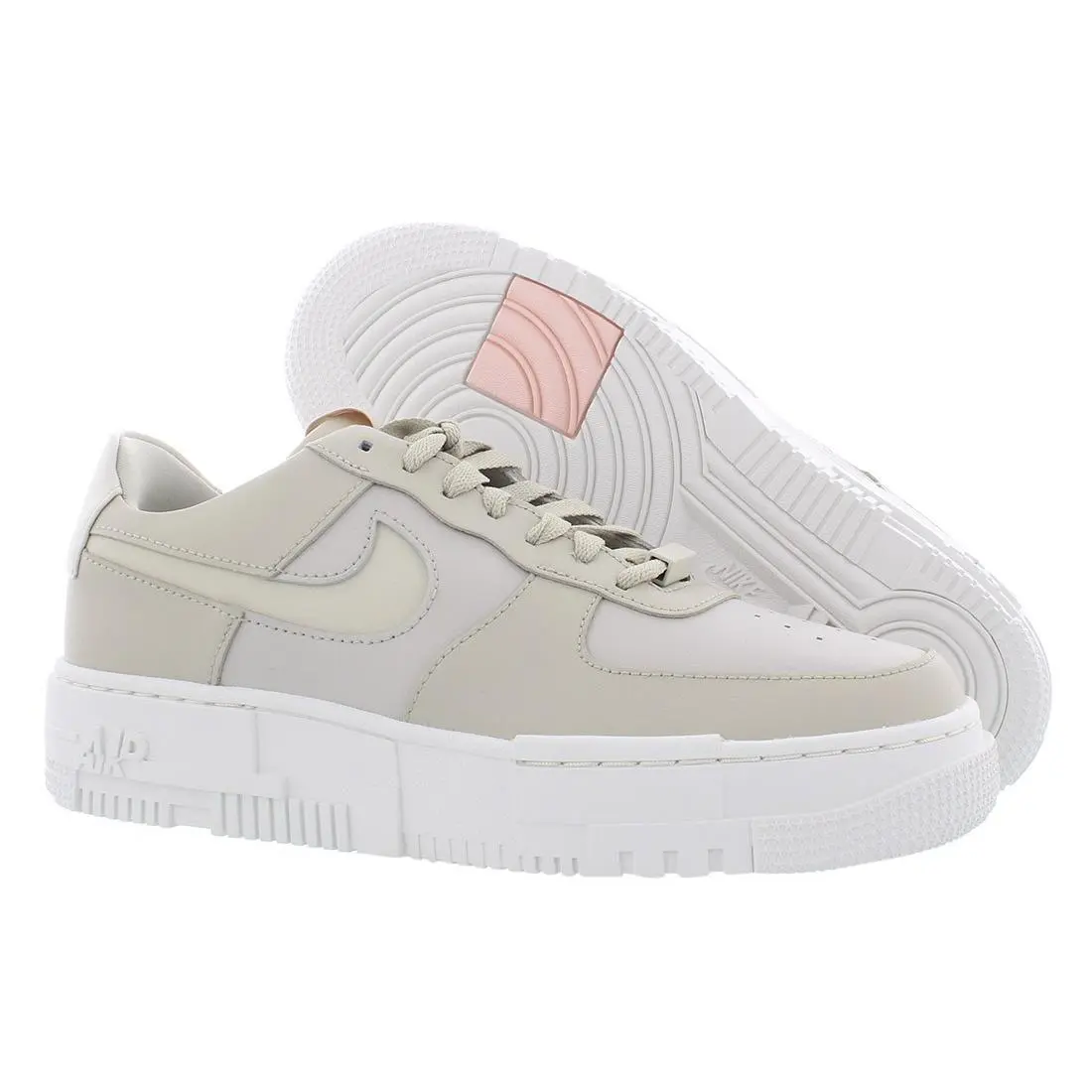 Nike Af1 Pixel Womens Shoes Size 10.5 Color: Beige/white - Ivory, Main: Beige