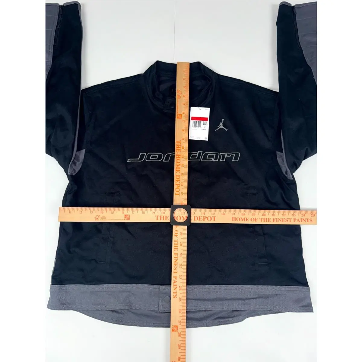 Nike clothing - Nike Jordan Brooklyn Motorsport Jacket - HV1048-010 - Black / Iron Grey (UPC: 198483750410) 3