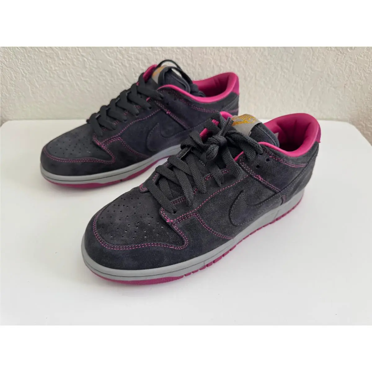 Nike Dunk Low Arthracite Gray Pink 308608-001 Women Vtg 2006 Rare US 9.5