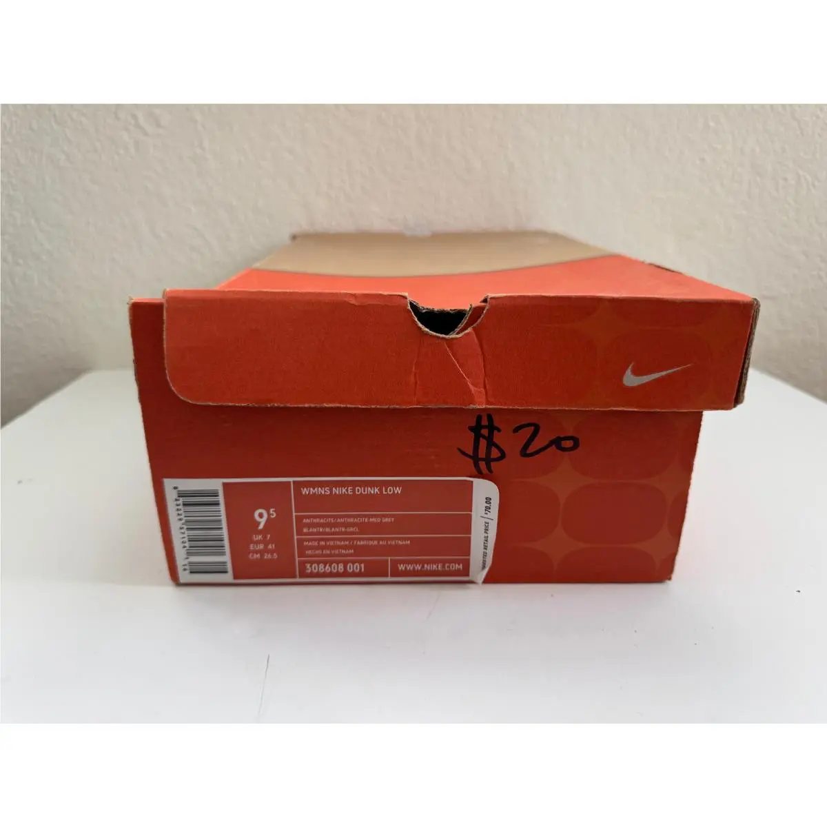 Nike shoes - Nike Dunk Low - Dunk Low - 308608-001 - Gray (UPC: 823229571041) 4
