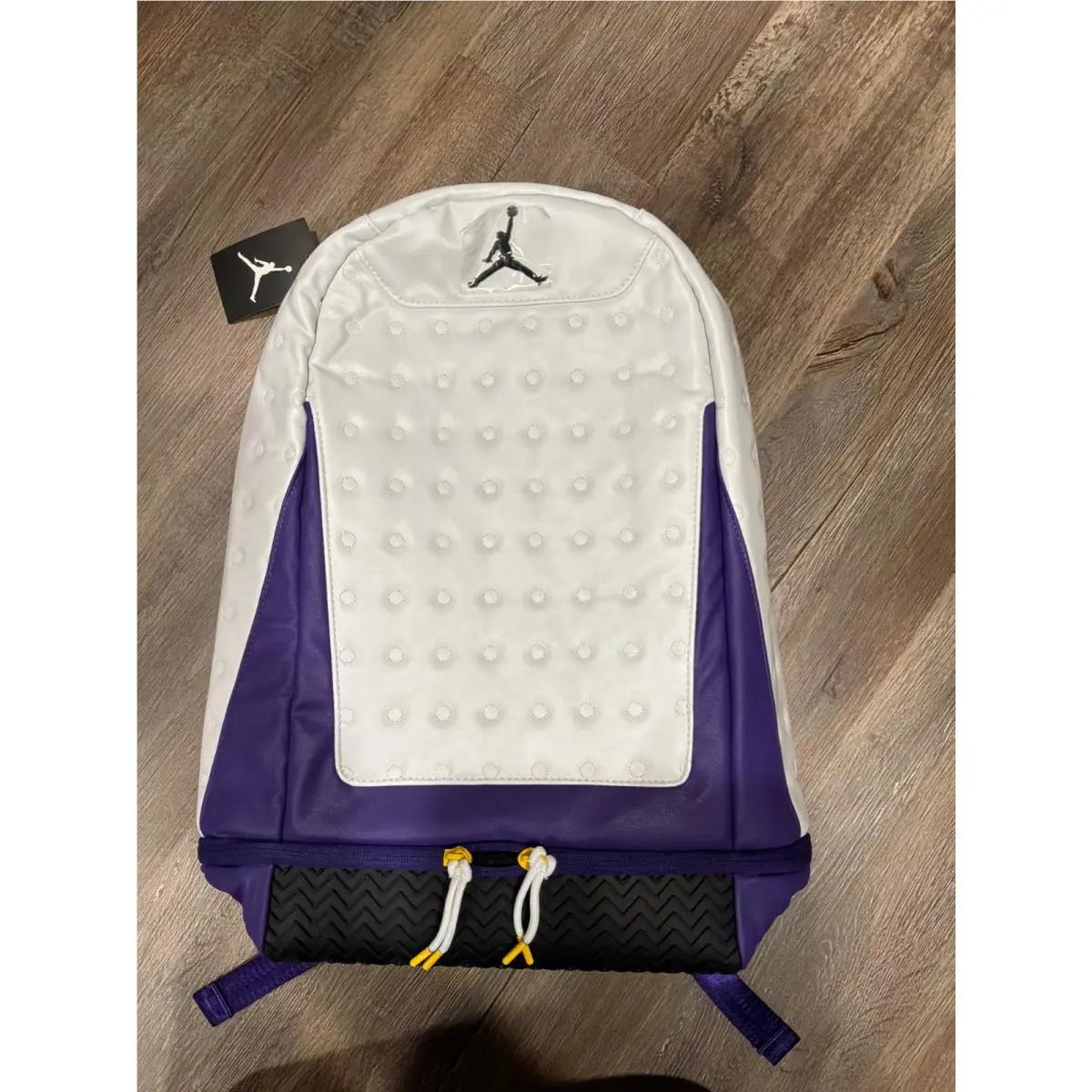 Nike Air Jordan Retro 13 Backpack White/purple Lakers One Size 9A1898-P6N