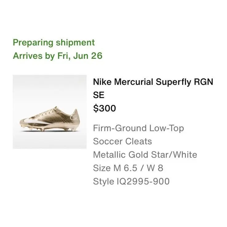 Nike shoes - Nike Mercurial Superfly - Mercurial Superfly - IQ2995-900 - Gold 0