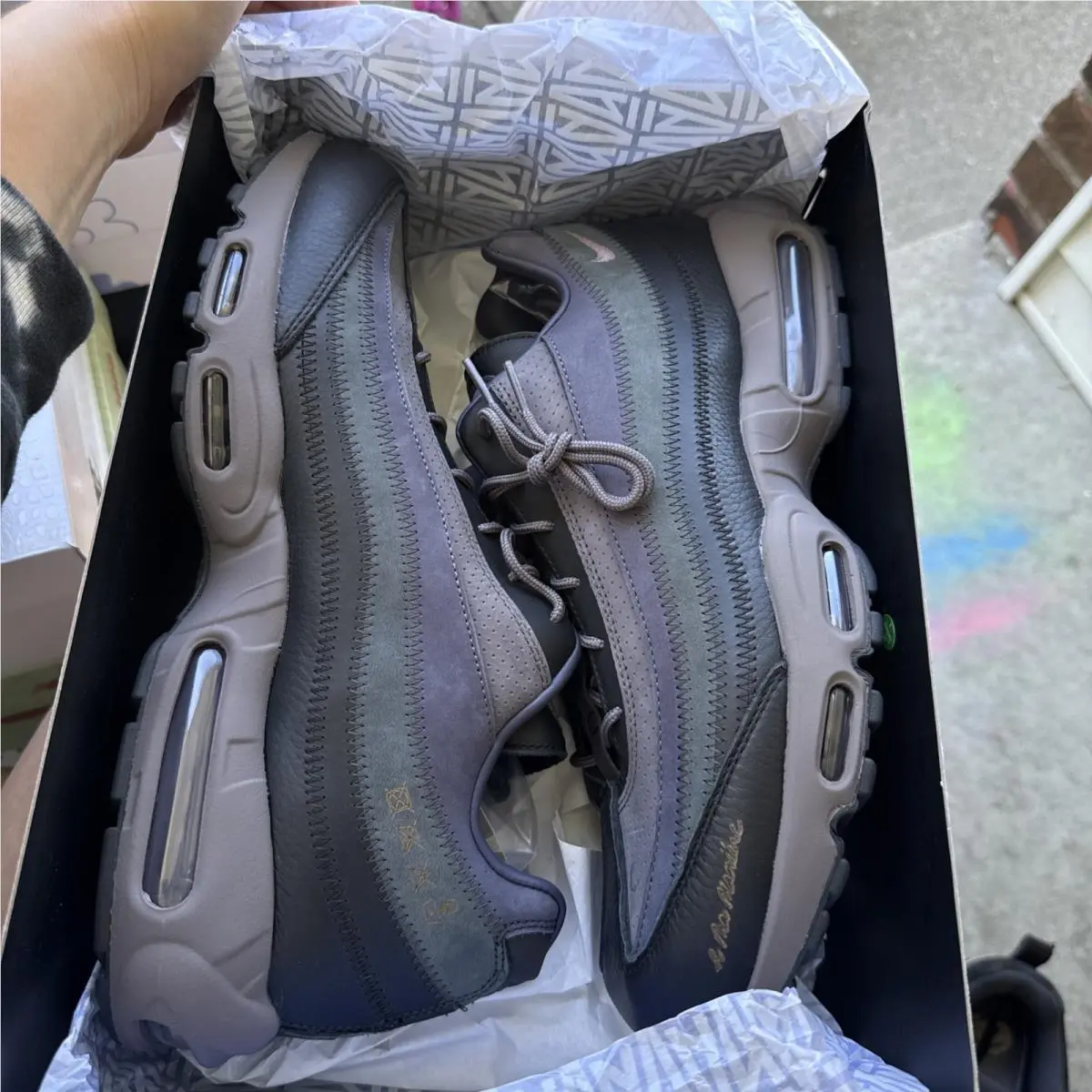 Size 13 - A Ma Maniére x Nike Air Max 95 SP Black Violet Ore
