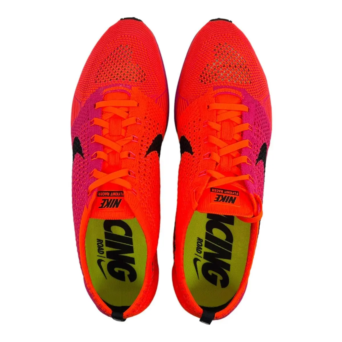 Nike shoes - Nike Flyknit Racer - Flyknit Racer - 526628-600 - PINK FLASH/HYPER CRIMSON (UPC: 0885177090661) 8