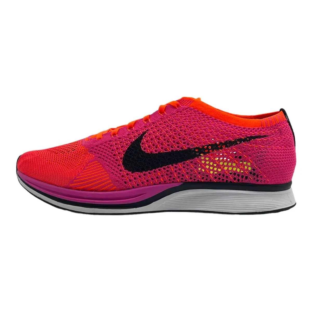 Nike shoes - Nike Flyknit Racer - Flyknit Racer - 526628-600 - PINK FLASH/HYPER CRIMSON (UPC: 0885177090661) 2