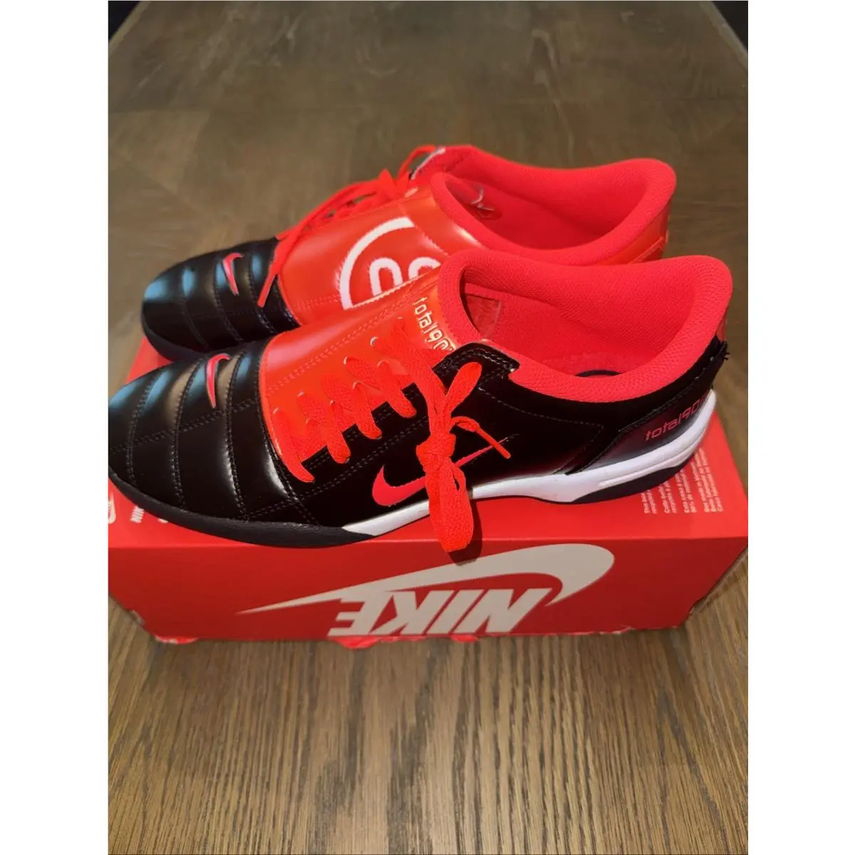 Nike shoes - Nike Total 90 Lifestyle - Total Lifestyle - Black/White/Black/Bright Crimson (UPC: 0198730494760) 0