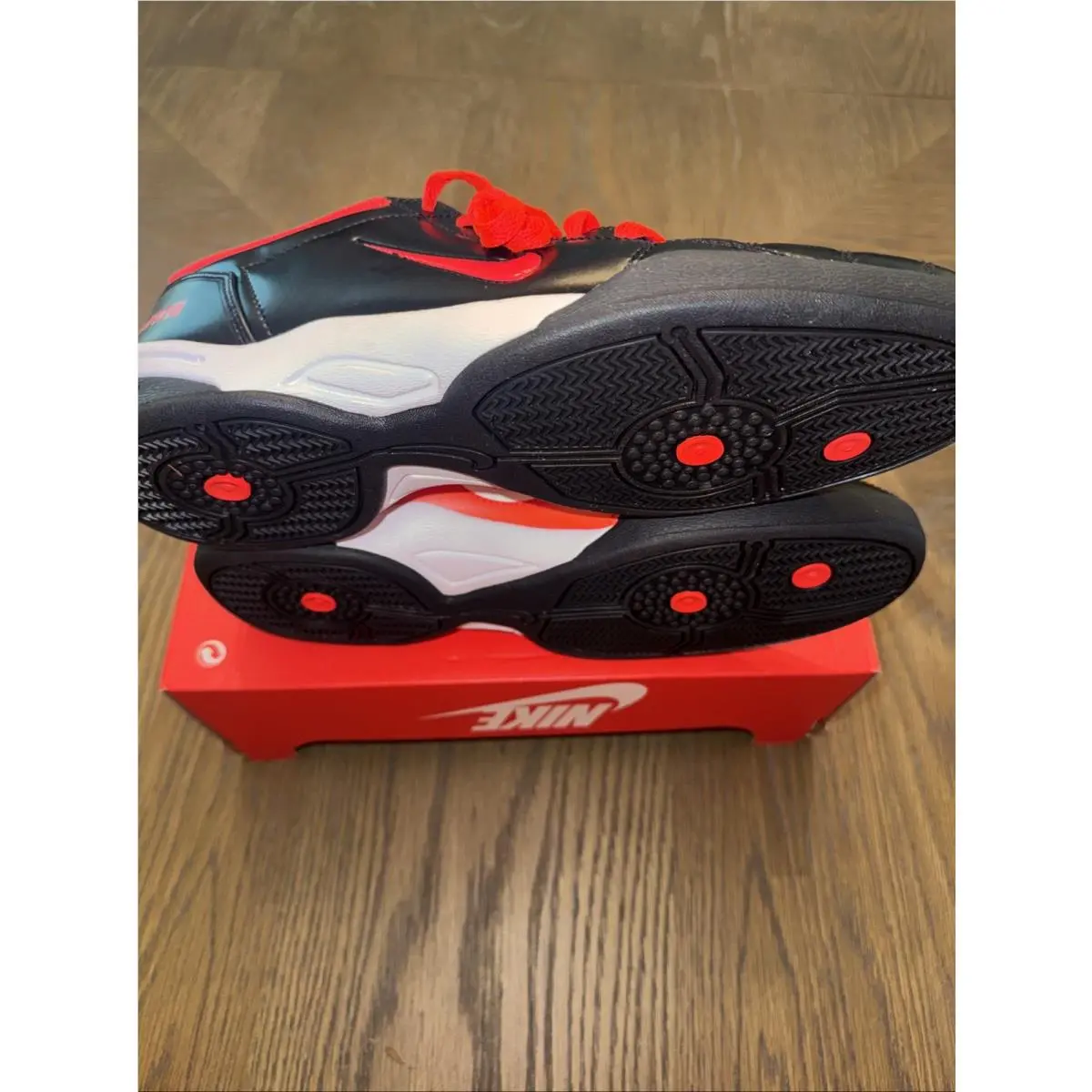 Nike shoes - Nike Total 90 Lifestyle - Total Lifestyle - Black/White/Black/Bright Crimson (UPC: 0198730494760) 5