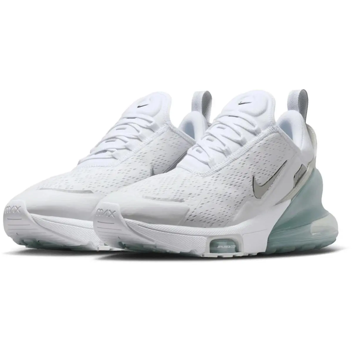 2026 Nike Air Max 270 Premium White/metallic Silver IO9883-104 Sz 10