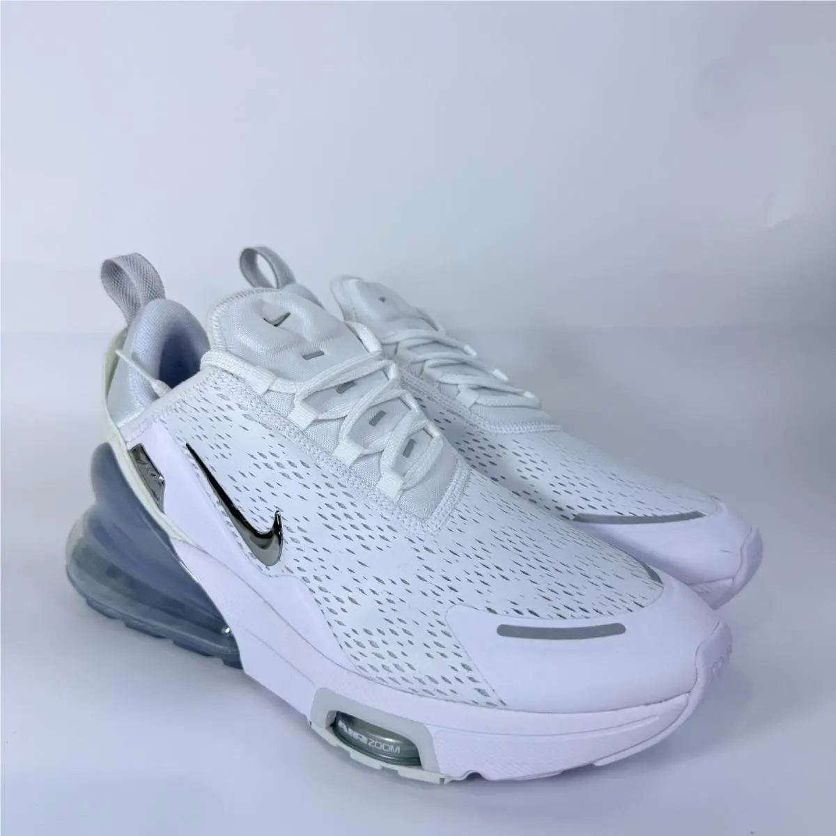 Air Max 270 Premium White Pure Platinum IO9883-104 Mens Size 9 Bgrade by Nike