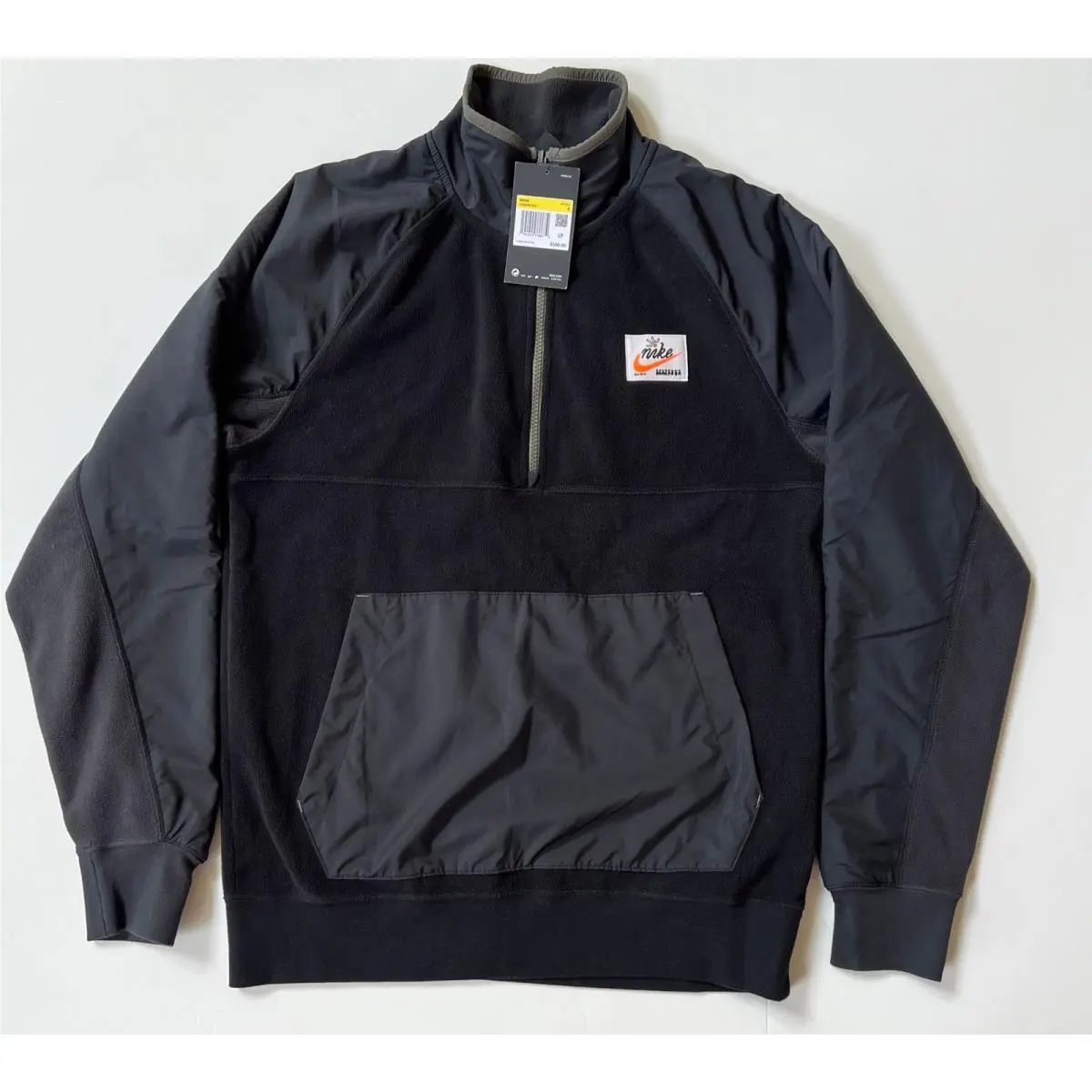 Nike Sportswear 1/2 Zip Fleece Pullover Men`s Noir DD8968-010 Size S
