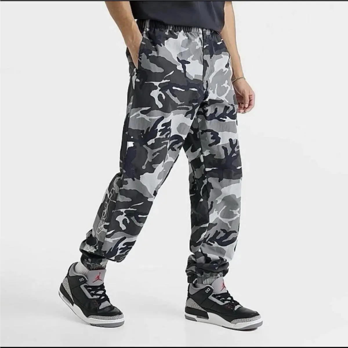 Nike clothing - Air Jordan MVP - Air MVP - FZ3529 010 - Black Sail Camo (UPC: 0197601299640) 1