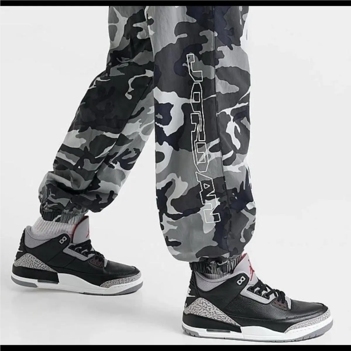 Nike clothing - Air Jordan MVP - Air MVP - FZ3529 010 - Black Sail Camo (UPC: 0197601299640) 3
