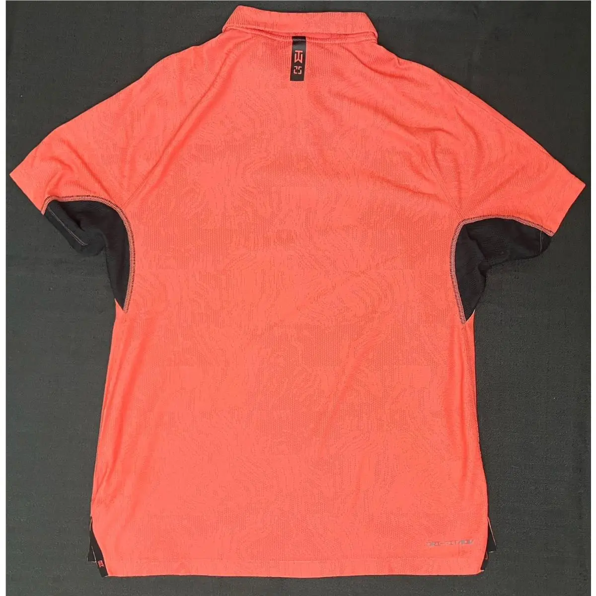 Nike clothing - TIger Woods ADV First Major Win Anniversary Polo - Bright Mango Black 5