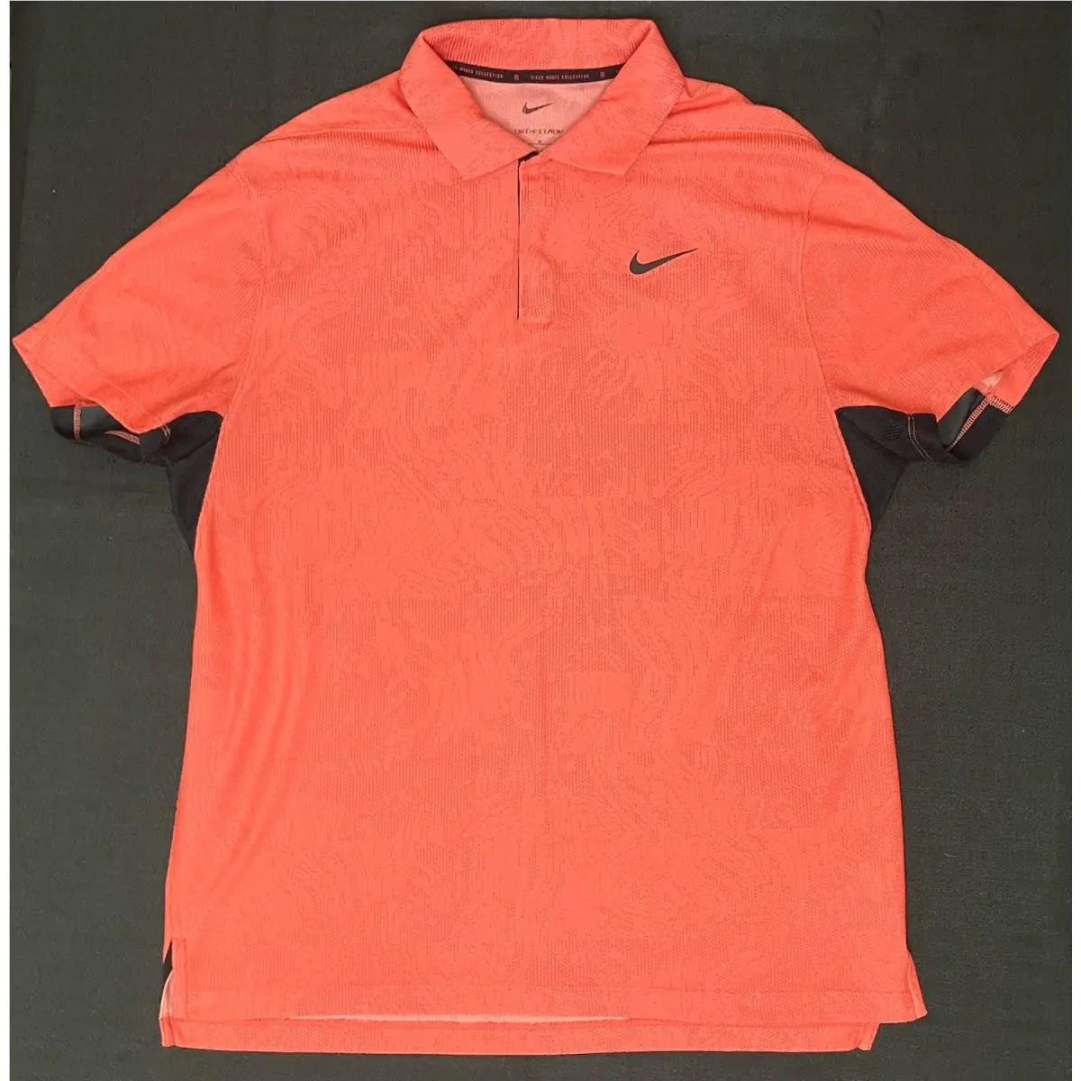 Nike clothing - TIger Woods ADV First Major Win Anniversary Polo - Bright Mango Black 6