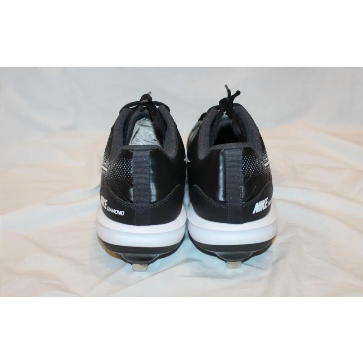 Nike shoes - Nike Alpha Huarache Elite 4 Low MCS - Black, Manufacturer: Black/White/Blue Tint 3