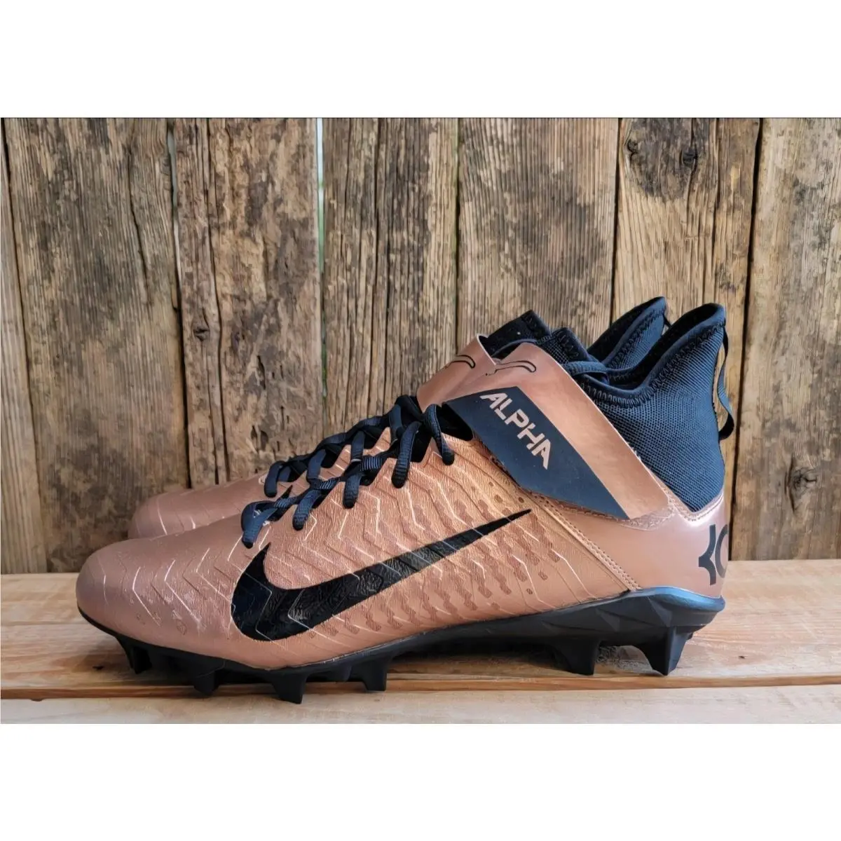 Nike KD Alpha Menace Pro 2 WD Men`s Size 12.5 Wide Texas Longhorns Durant Cleats