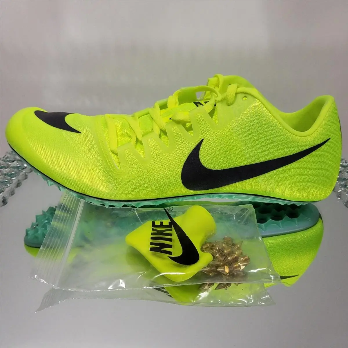 Zoom Ja Fly 3 ‘volt’ Track Spikes - Men`s 9.5 Women`s 11 - DR9956-700 by Nike