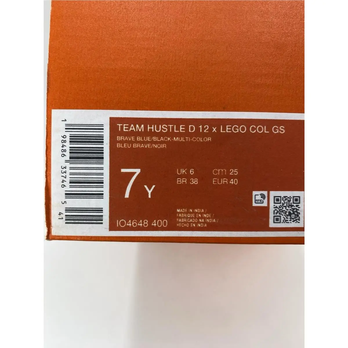 Nike shoes - Nike Team Hustle - Team Hustle - IO4648 400 - Brave Vlue/Black-Multi Color (UPC: 198486337465) 8