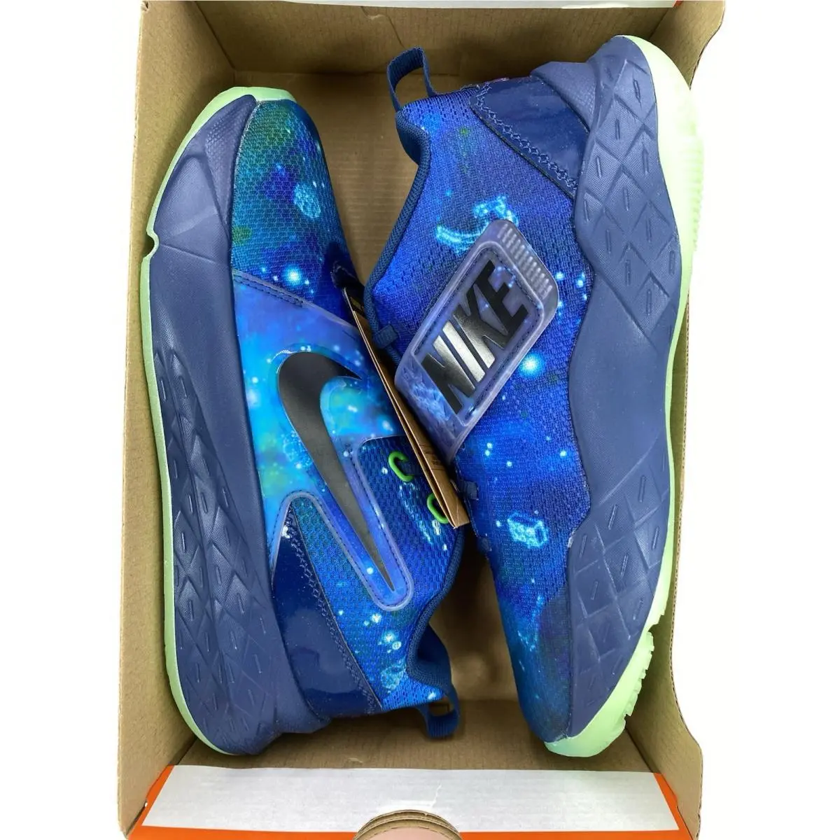 Nike shoes - Nike Team Hustle - Team Hustle - IO4648 400 - Brave Vlue/Black-Multi Color (UPC: 198486337465) 7