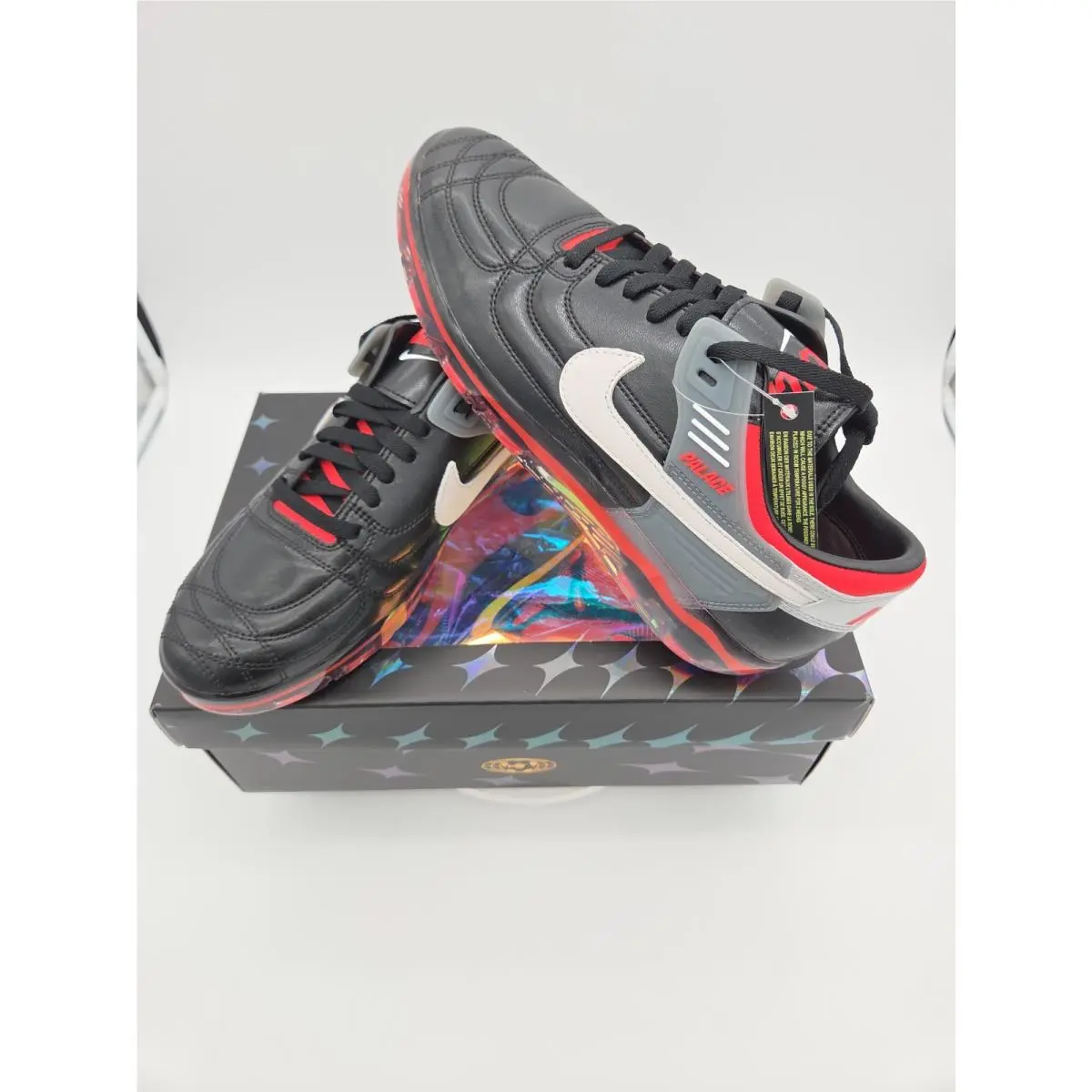 Nike Cryo Shot Plc Soccer Cleats Sz 11.5 Black/white/crimson Low Top IM0702-001