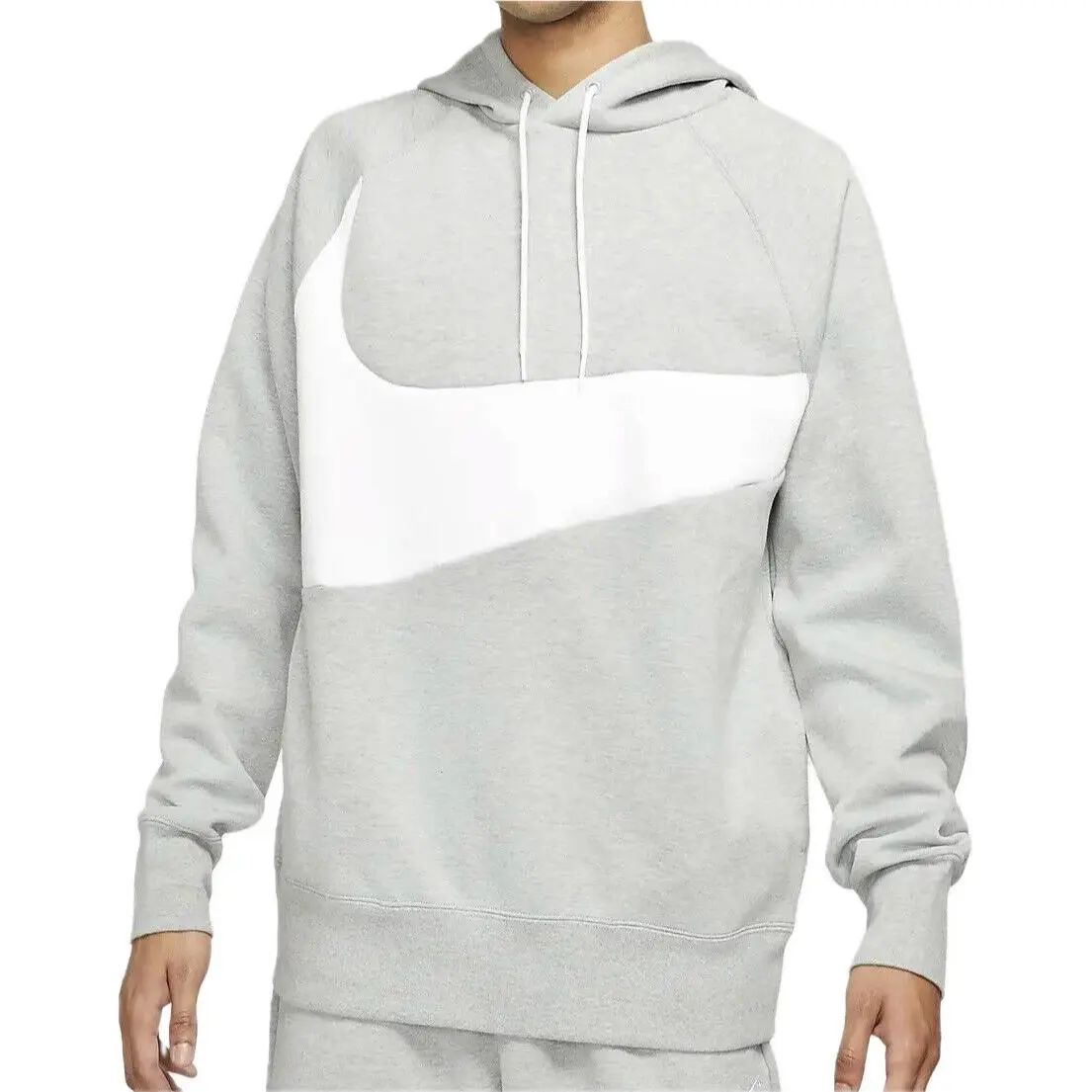 Tech Fleece Big Swoosh Hoodie DD8222-063 Grey Men’s 2XL/XXL by Nike
