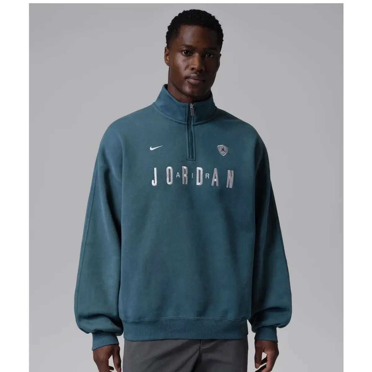 Jordan Flight Men`s Graphic Fleece 1/4-Zip IF1816-464 Size XL