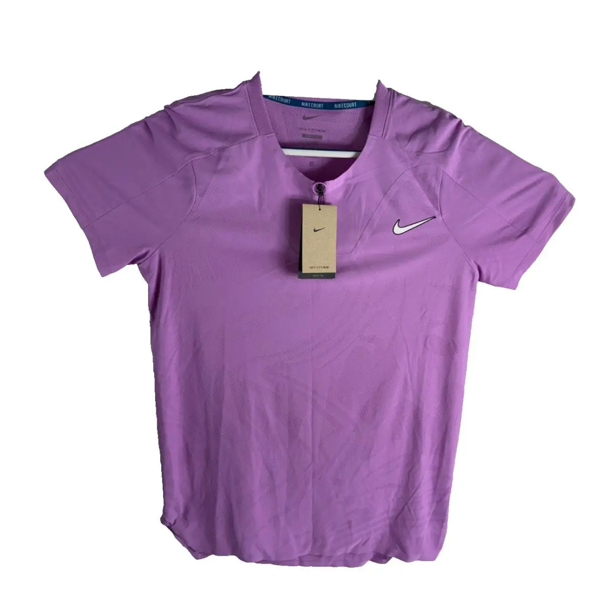 Nike Court Dri-fit Adv Slam Tennis Polo Rush Fuchsia Men`s Sz. M-tall DR5363-532