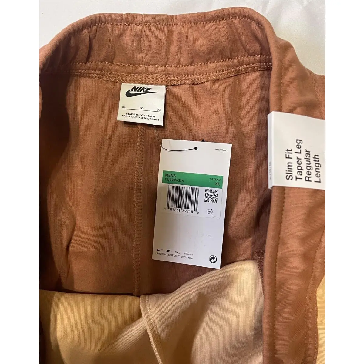 Nike clothing - Mineral Clay/White Onyx-Black (UPC: 195868392180) 10